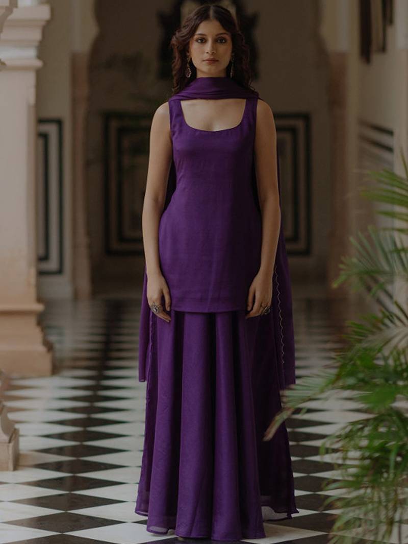 Regular kurta with skirt & with dupatta