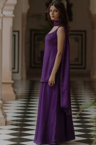 Regular kurta with skirt & with dupatta
