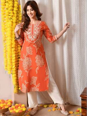Floral printed floral kurta 1