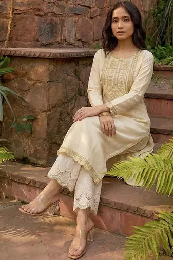 Floral kurta