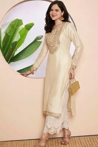 Floral kurta