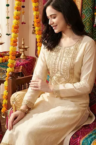 Floral kurta