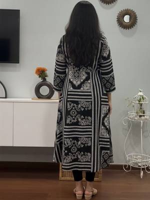 Ethnic motifs printed indie prints kurta 4