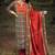 Beautiful jaipuri an embroidered patola black  red print kurta set,