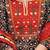 Beautiful jaipuri an embroidered patola black  red print kurta set,