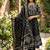 Beautiful jaipuri a black a-line kurta set