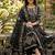 Beautiful jaipuri a black a-line kurta set