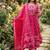 Beautiful jaipuri a pink a-line kurta set