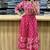 Beautiful jaipuri a pink a-line kurta set