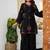 Beautiful jaipuri a black colored embroidered kurta set with a matching dupatta