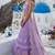 Purple Designer Lehenga Choli with Heavy Embroidery & Net Dupatta