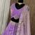 Purple Designer Lehenga Choli with Heavy Embroidery & Net Dupatta