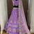 Purple Designer Lehenga Choli with Heavy Embroidery & Net Dupatta