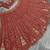 Red Thread Embroidered Boomer Silk Lehenga Set