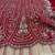 Red Thread Embroidered Boomer Silk Lehenga Set