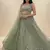 Pista Green Net Embroidered Lehenga Choli Set With Dupatta
