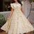 Incredible Cream Embroidered Cotton Daily Wear Dress