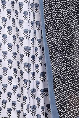 Floral printed  cotton ethnic saree for woman 4
