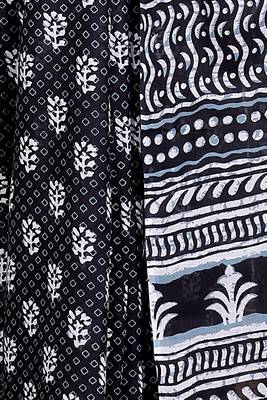 Floral printed  cotton ethnic saree for woman 4