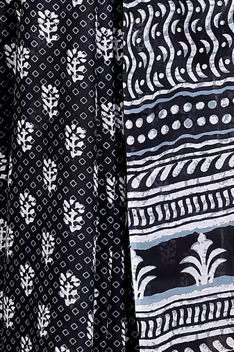 Floral printed  cotton ethnic saree for woman