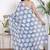 Floral printed pure cotton ethnic saree for woman