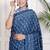 Floral printed pure cotton ethnic saree for woman