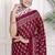 Floral printed pure cotton ethnic saree for woman