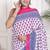 Floral printed pure cotton ethnic saree for woman