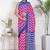 Floral printed pure cotton ethnic saree for woman
