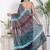 Floral printed pure cotton ethnic saree for woman