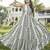 Women white printed sleeveless anarkali maxi gown