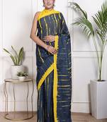 Tie diy printed  cotton ethnic saree for woman
