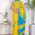 Tie die printed pure cotton ethnic saree for woman