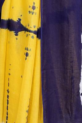 Tie die printed  cotton ethnic saree for woman 4