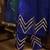 Blue cotton silk embroidered kurta pant with duptta