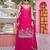 Star georgette new designer kurti moti work & plazzo - dupatta pair
