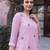 Light pink embroidered cotton kurta set