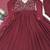 Maroon embroidery bids full stitched anarkali suit