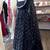 Black embroidery bids full stitched anarkali suit