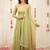 Light-green embroidery bids full stitched anarkali suit
