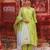 Green Uppada Silk Kurta Set With Dual-Shade Dupatta