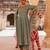 Sage Green Cotton Anarkali With Dual-Shaded Dupatta