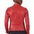 Women's genuine red lambskin leather motorcycle slim fit designer biker jacket