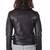 Womens genuine lambskin leather motorcycle slim fit designer ladies biker jacket-c022