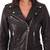 Womens genuine lambskin leather motorcycle slim fit designer ladies biker jacket-c024