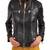 Womens genuine lambskin black leather motorcycle slim fit ladies biker jacket-c35