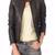 Womens genuine lambskin black leather motorcycle slim fit ladies biker jacket-c39
