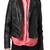 Womens genuine lambskin black leather motorcycle slim fit ladies biker jacket-c62