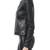 Womens genuine lambskin black leather motorcycle slim fit ladies biker jacket-c67