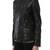 Womens genuine lambskin black leather motorcycle slim fit ladies biker jacket-c70